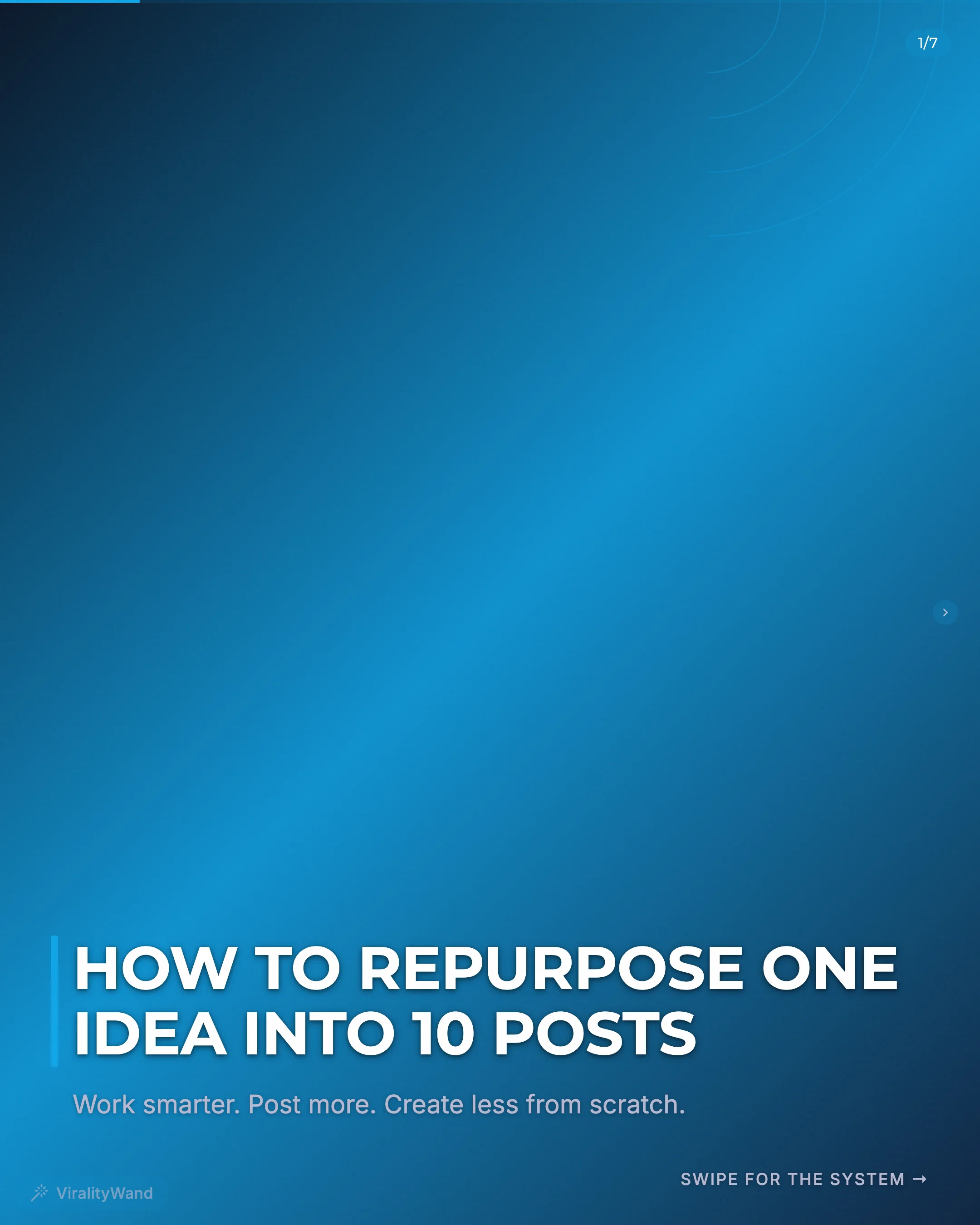 Productivity carousel